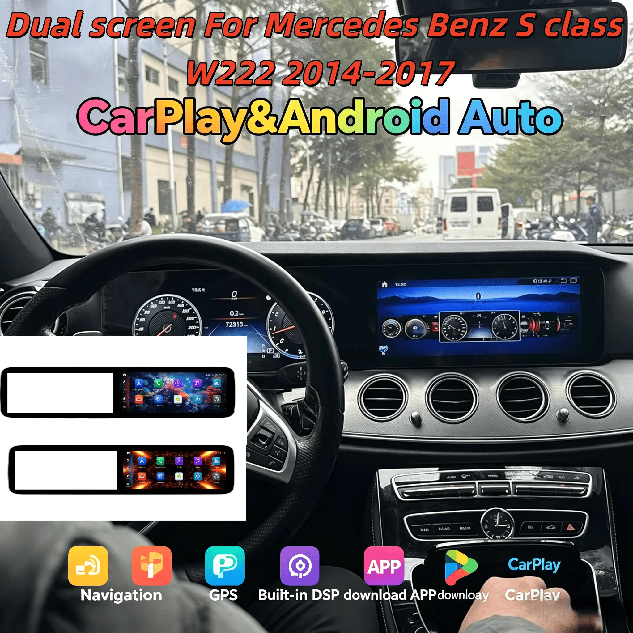 H Android Touch Screen Qualcomm Player for Mercedes-Benz S Class W222 2014-2017 Multimedia Radio Wireless Carplay Autoradio
H Android Touch Screen Qualcomm Player for Mercedes-Benz S Class W222 2014-2017 Multimedia Radio Wireless Carplay Autoradio