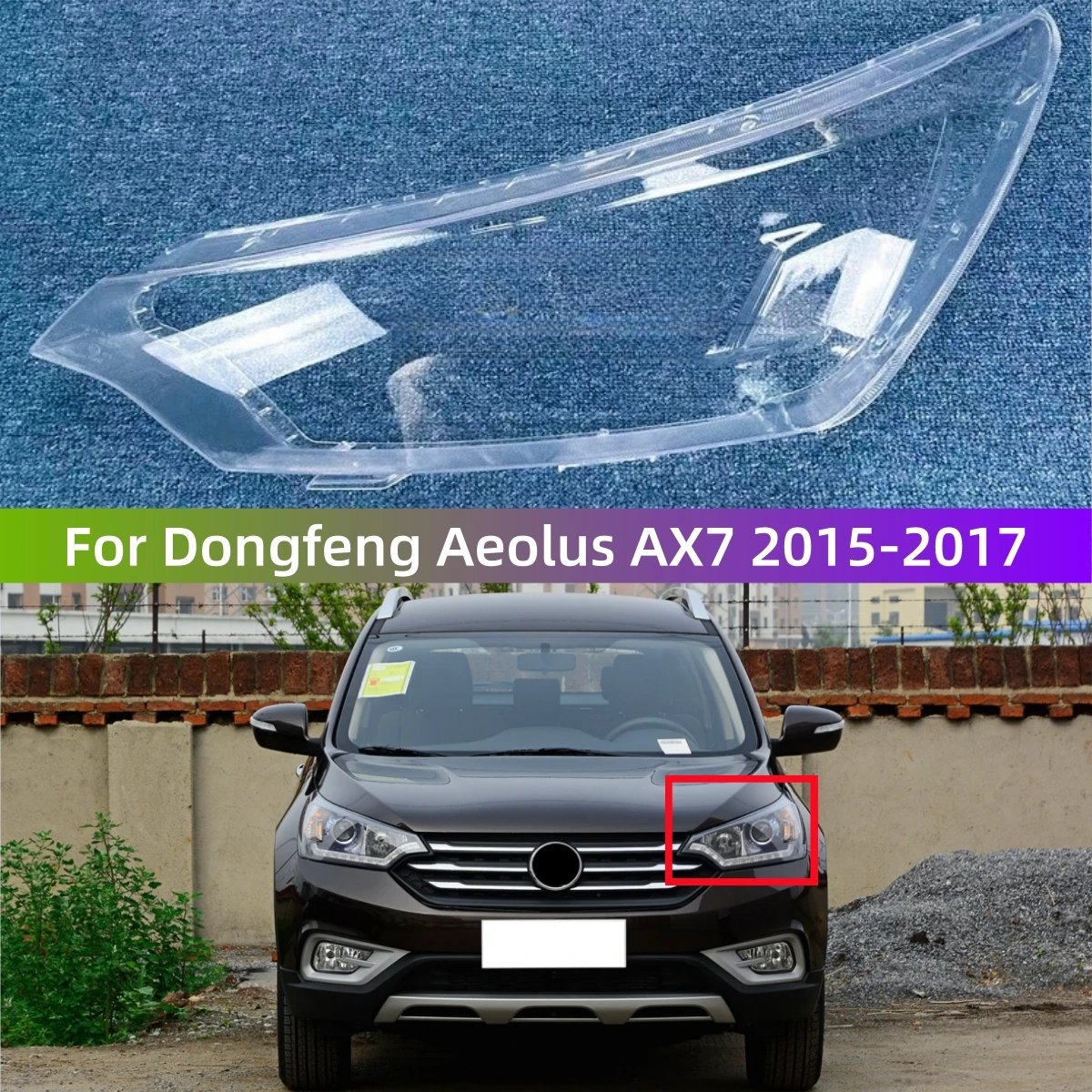 For Dongfeng Aeolus AX7 2015 2016 2017 Car Products Headlight Cap Replace The Original Lens
For Dongfeng Aeolus AX7 2015 2016 2017 Car Products Headlight Cap Replace The Original Lens