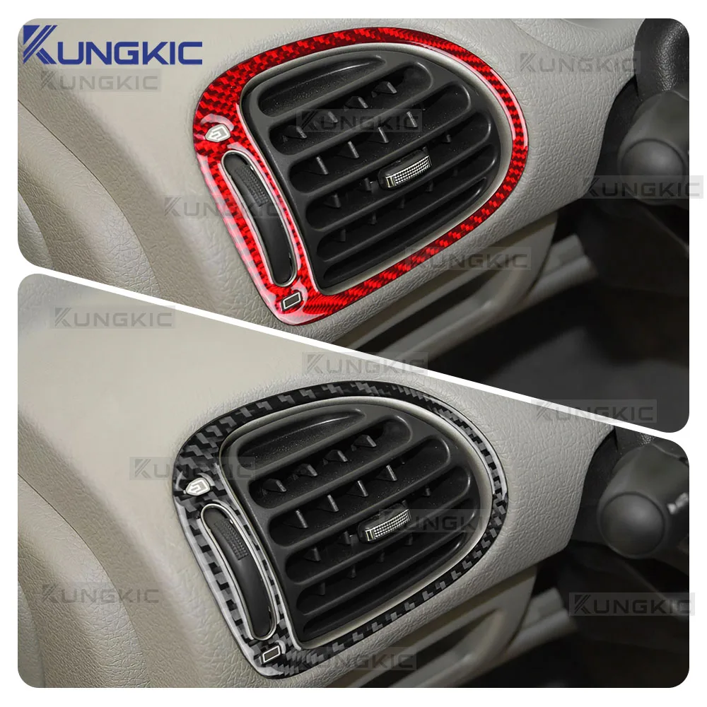 Sticker For Peugeot 206 2001 2002 2003 2004 2005 2006 2007 2008 2009 2010 Real Soft Carbon Fiber Center Console Air Outlet 2PCS
Sticker For Peugeot 206 2001 2002 2003 2004 2005 2006 2007 2008 2009 2010 Real Soft Carbon Fiber Center Console Air Outlet 2PCS