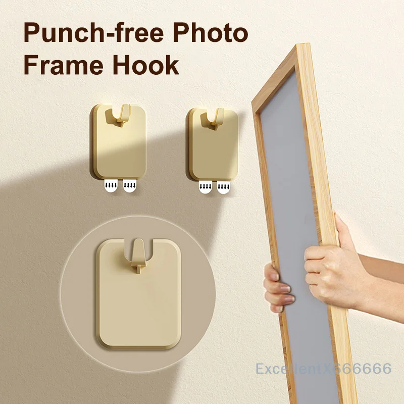 Strong Adhesive Photo Frame Hook No Drilling Picture Frame Hanger Seamless Oil Painting Mirror Picture Frame Removable Hook
Strong Adhesive Photo Frame Hook No Drilling Picture Frame Hanger Seamless Oil Painting Mirror Picture Frame Removable Hook