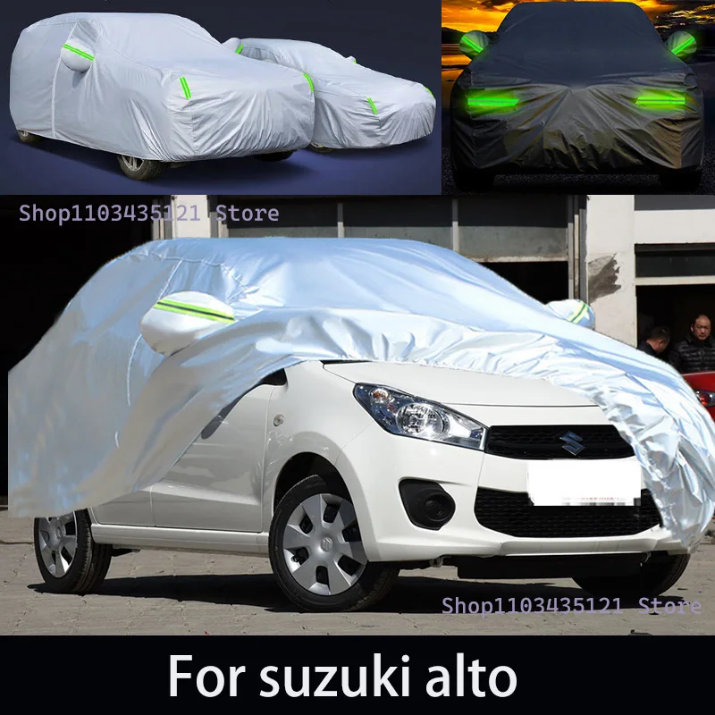 For suzuki alto Outdoor Protection Full Car Covers Snow Cover Sunshade Waterproof Dustproof Exterior Car accessories
For suzuki alto Outdoor Protection Full Car Covers Snow Cover Sunshade Waterproof Dustproof Exterior Car accessories
