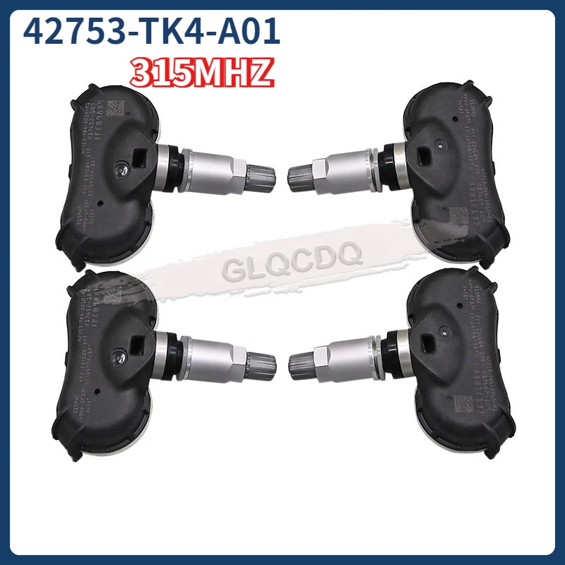 4PCS Tire Pressure Monitoring Sensor 42753-TK4-A01 315MHZ TPMS Sensor 42753-TK4-A010-M1 For Acura RLX TL ZDX 42753-TY2-A51
4PCS Tire Pressure Monitoring Sensor 42753-TK4-A01 315MHZ TPMS Sensor 42753-TK4-A010-M1 For Acura RLX TL ZDX 42753-TY2-A51