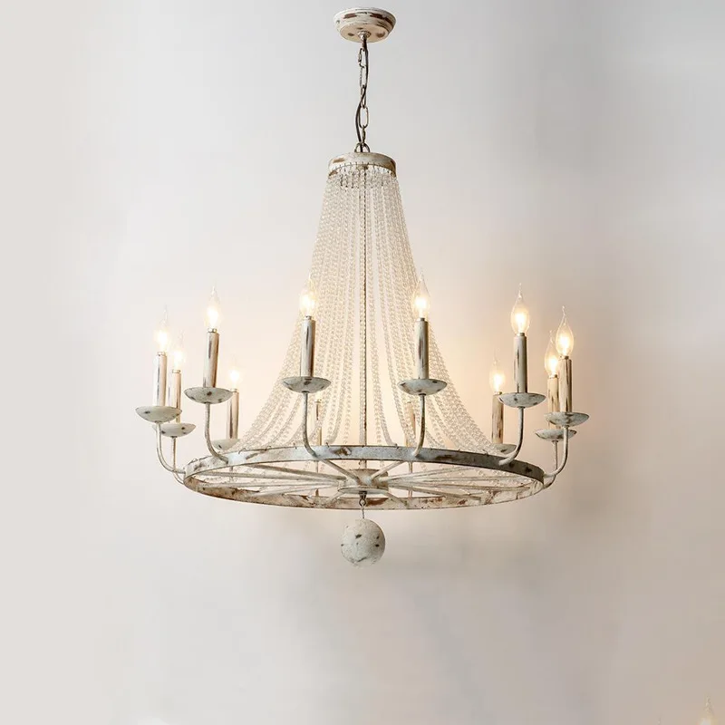 American Country LED Pendant Lights Vintage Antique Craftsmanship Hanging Lamp Homestay Restaurant Atmosphere Adorn Chandelier
American Country LED Pendant Lights Vintage Antique Craftsmanship Hanging Lamp Homestay Restaurant Atmosphere Adorn Chandelier