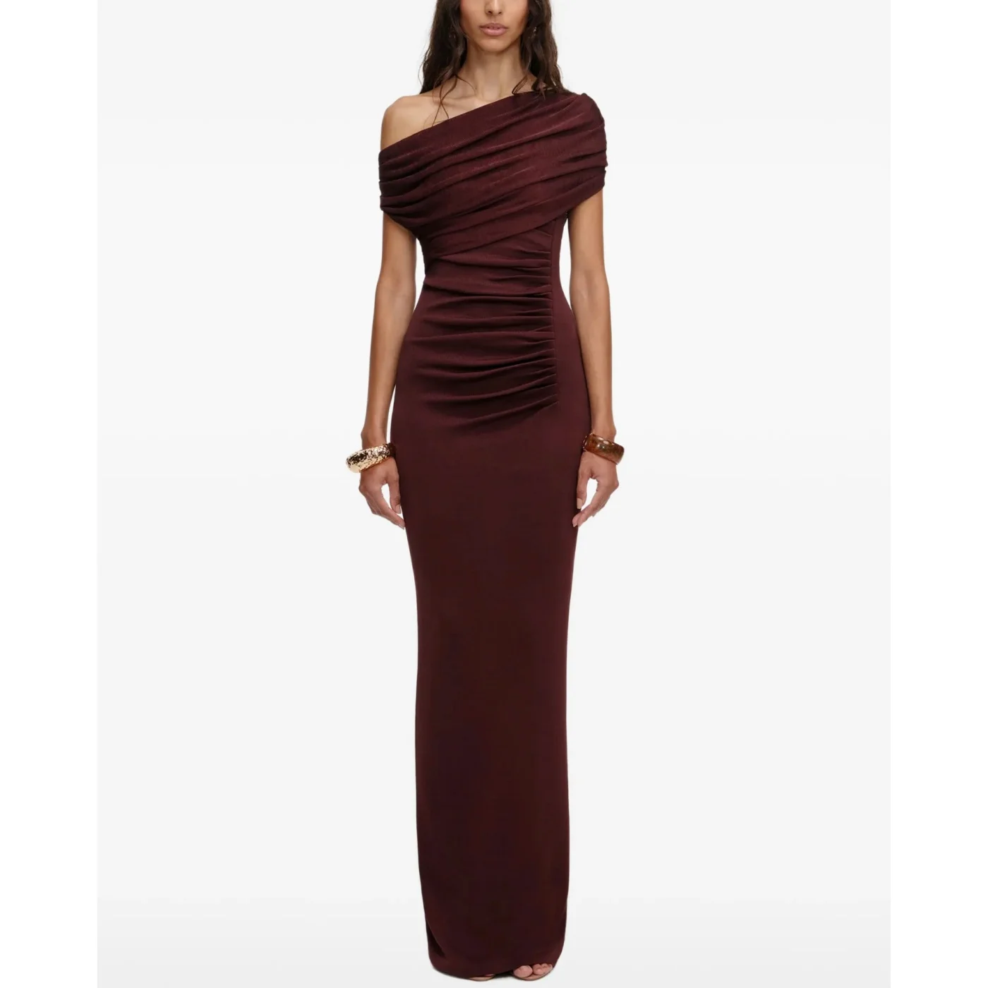 Elegant Wine Red Slim Fit Single Shoulder Elastic Dress Long Evening Gown Casual Cocktail Dress Stylish And Fashionable
Elegant Wine Red Slim Fit Single Shoulder Elastic Dress Long Evening Gown Casual Cocktail Dress Stylish And Fashionable