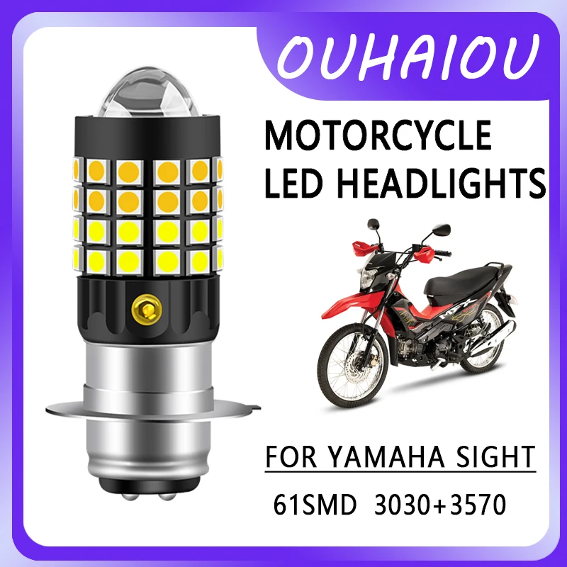 1pc P15D Motorcycle Headlight Bulb CSP Projector Lens White Yellow Hi/Lo Beam Lamp For YAMAHA SIGHT 
1pc P15D Motorcycle Headlight Bulb CSP Projector Lens White Yellow Hi/Lo Beam Lamp For YAMAHA SIGHT