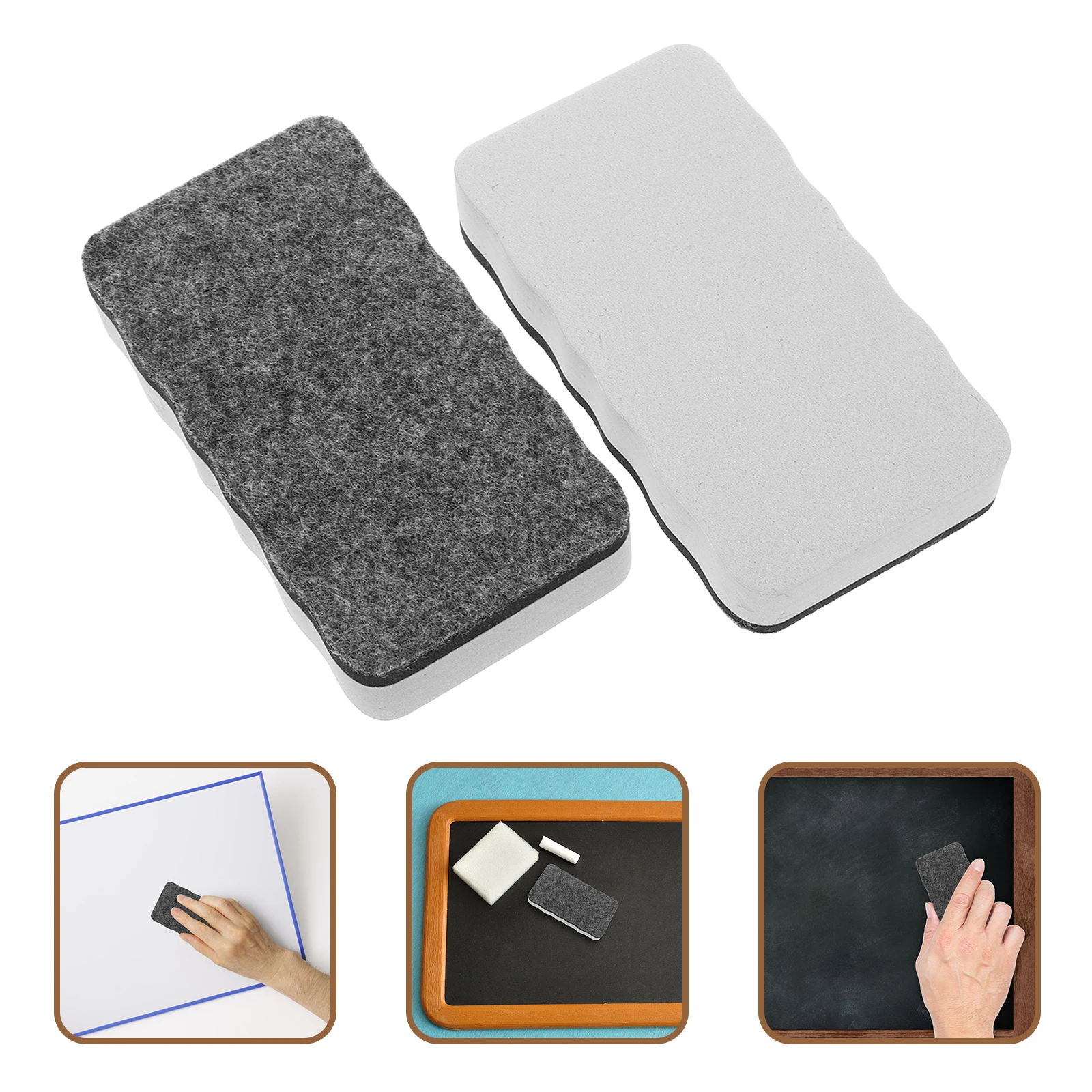 5pcs EVA Felt Whiteboard Eraser Magnetic Dry Erase Erasers Reusable Dry Erase Markers for Classroom Home Offices Teacher Student
5pcs EVA Felt Whiteboard Eraser Magnetic Dry Erase Erasers Reusable Dry Erase Markers for Classroom Home Offices Teacher Student