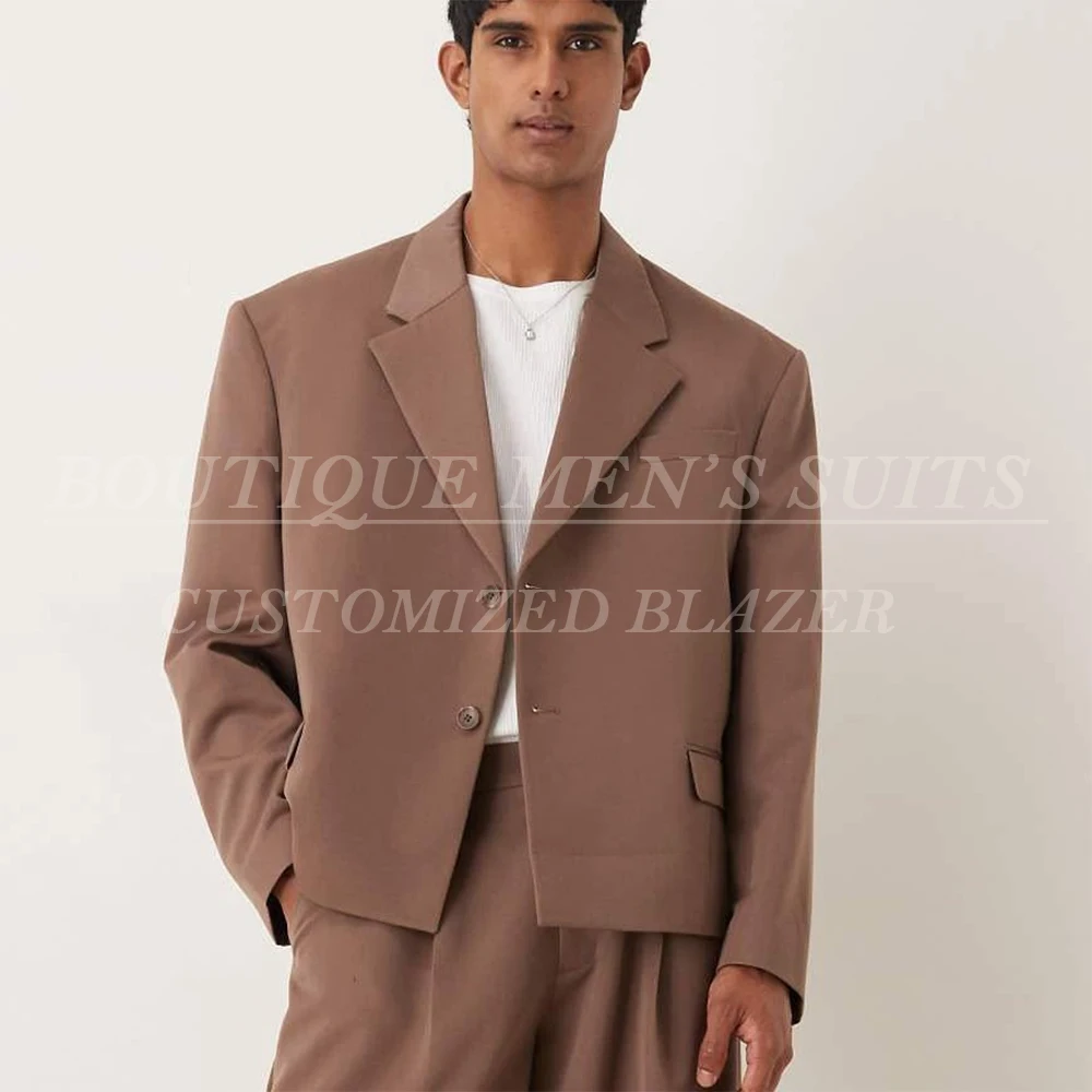 Cropped Men's Suits Luxury Single Breasted Notch Lapel Straight Blazer Formal Business Party 2 Piece Jacket Pants Outfits
Cropped Men's Suits Luxury Single Breasted Notch Lapel Straight Blazer Formal Business Party 2 Piece Jacket Pants Outfits