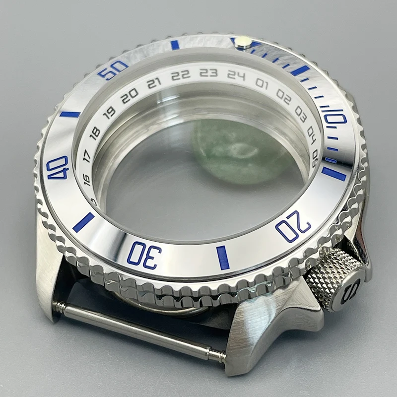 Silver SKX007 Watch Case NH35 Case with 4.2mm Flat Double Sapphire Glass Curved Bezel Insert For NH35 NH36 4R 6R 7S Movement
Silver SKX007 Watch Case NH35 Case with 4.2mm Flat Double Sapphire Glass Curved Bezel Insert For NH35 NH36 4R 6R 7S Movement