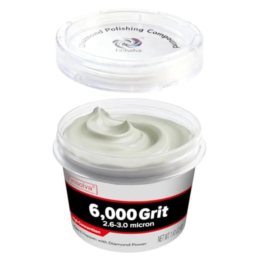 Diamond Polishing Compound with 30% Concentration of Diamond Powder 450 Grit 29-32 Microns Polishing Paste for Marble Glass Met
Diamond Polishing Compound with 30% Concentration of Diamond Powder 450 Grit 29-32 Microns Polishing Paste for Marble Glass Met