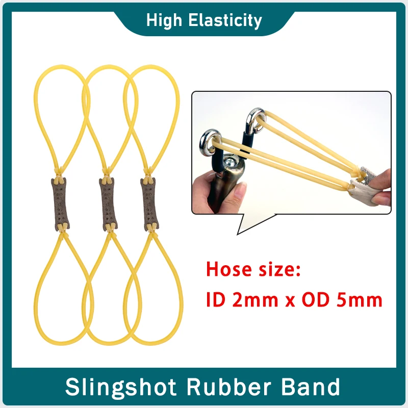 1-20pcs Slingshot Catapult Crossbow Rubber Band ID 2mm x 5mm OD High Elastic Hunting Tool Accessories Natural Latex Rubber Hose
1-20pcs Slingshot Catapult Crossbow Rubber Band ID 2mm x 5mm OD High Elastic Hunting Tool Accessories Natural Latex Rubber Hose