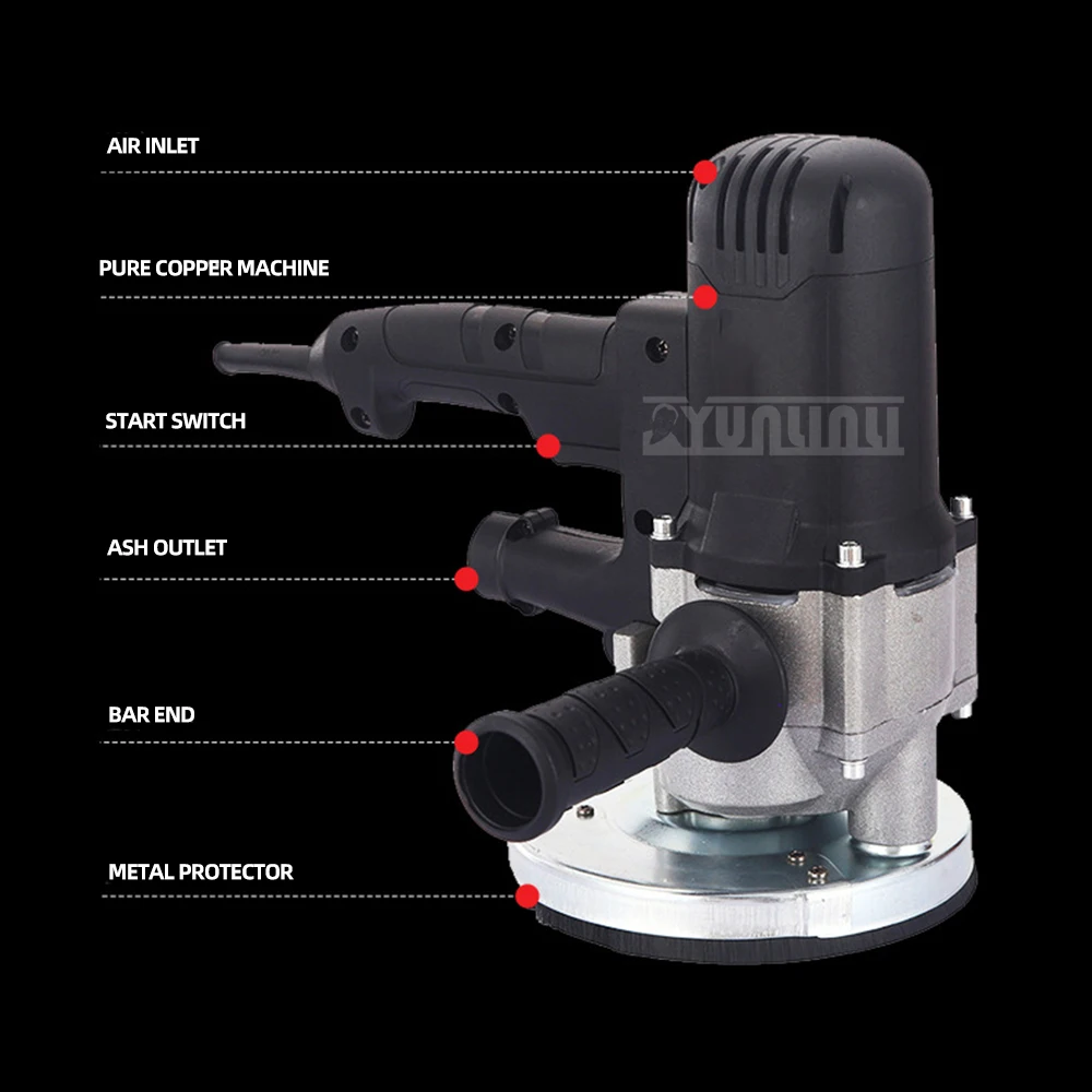 Electric Wall Planer 1680w Wall Shovel Renovation Plane Rough Planer Old Wall Refurbishment Dust-Free Wall Planer 1000-4000rpm
Electric Wall Planer 1680w Wall Shovel Renovation Plane Rough Planer Old Wall Refurbishment Dust-Free Wall Planer 1000-4000rpm