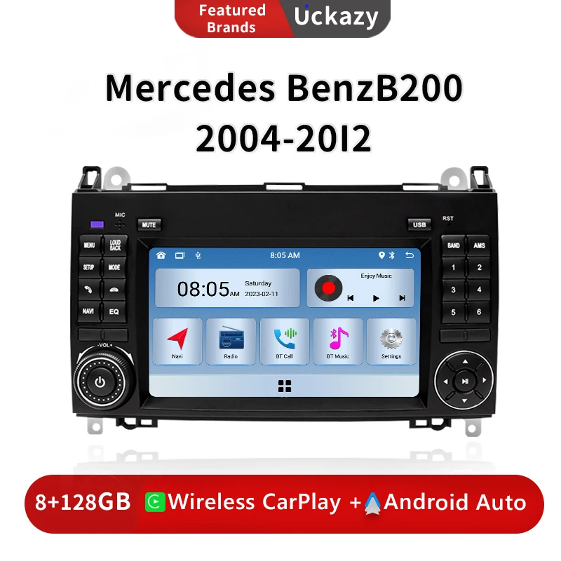 Wireless Carplay Android 13 Car Radio For Mercedes Sprinter Benz B200 Vito W639 Viano B Class W169 W245 W20 Multimedia GPS Audio
Wireless Carplay Android 13 Car Radio For Mercedes Sprinter Benz B200 Vito W639 Viano B Class W169 W245 W20 Multimedia GPS Audio
