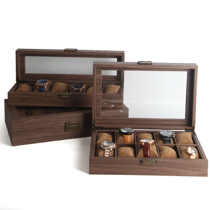 Leather watch storage box dust glass cover watch jewelry box bracelet watch box
Leather watch storage box dust glass cover watch jewelry box bracelet watch box
