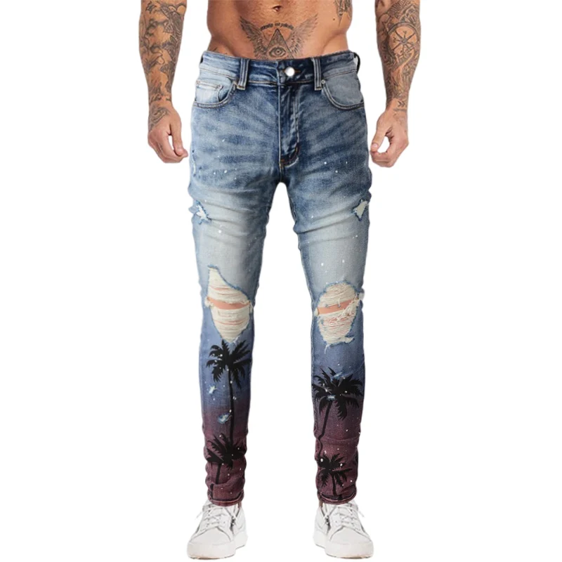 High Street Printed Ripped Holes Denim Jeans Mens Casual Slim Fit Biker Zipper Trousers Streetwear Hip Hop Jean Pants Joggers
High Street Printed Ripped Holes Denim Jeans Mens Casual Slim Fit Biker Zipper Trousers Streetwear Hip Hop Jean Pants Joggers