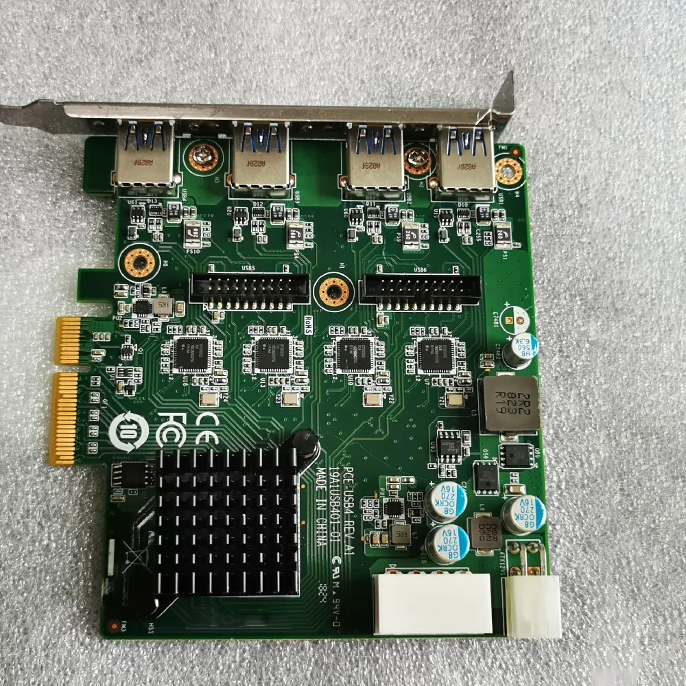 PCE-USB4 REV.A1 USB 3.0 Expansion Card High Quality - Fast Shipping
PCE-USB4 REV.A1 USB 3.0 Expansion Card High Quality - Fast Shipping