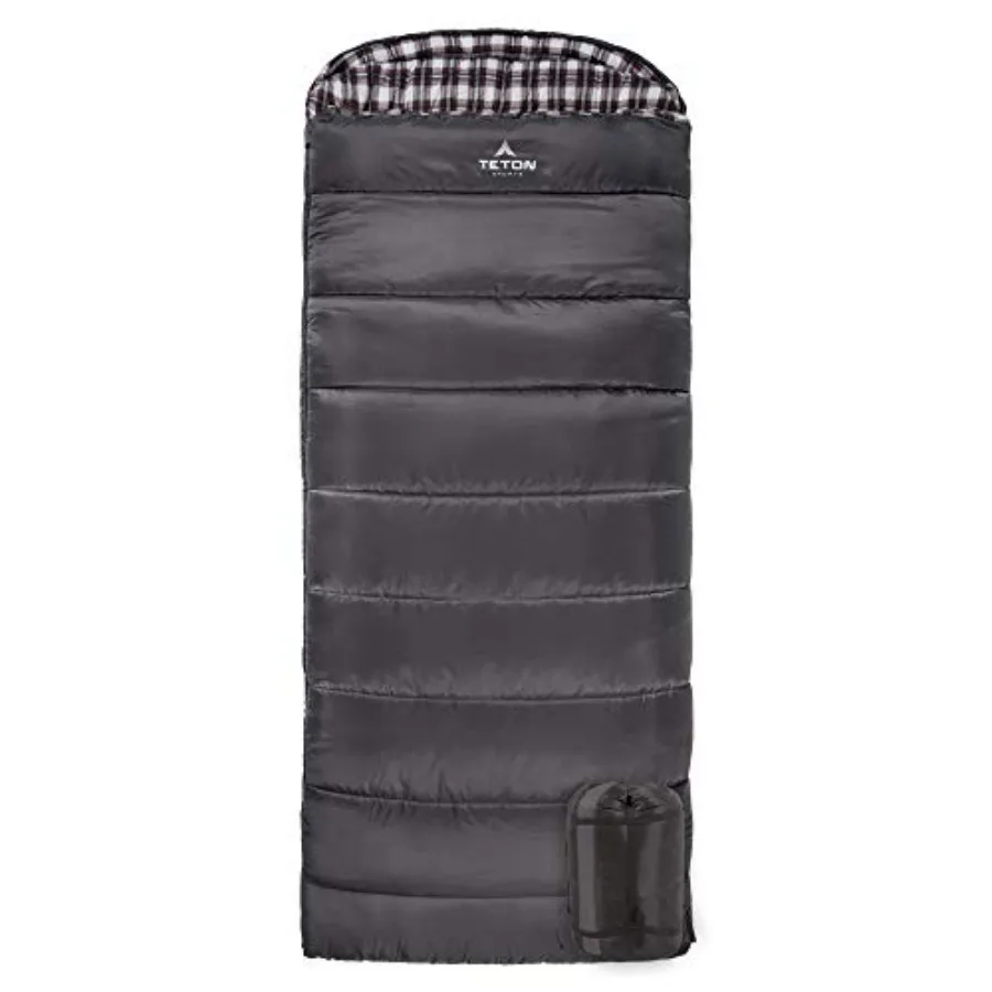 Camping sleeping bag for adults and kids, polyester shell with polyester insulation, black, 25F/20F/0F rated for all-weather wa
Camping sleeping bag for adults and kids, polyester shell with polyester insulation, black, 25F/20F/0F rated for all-weather wa