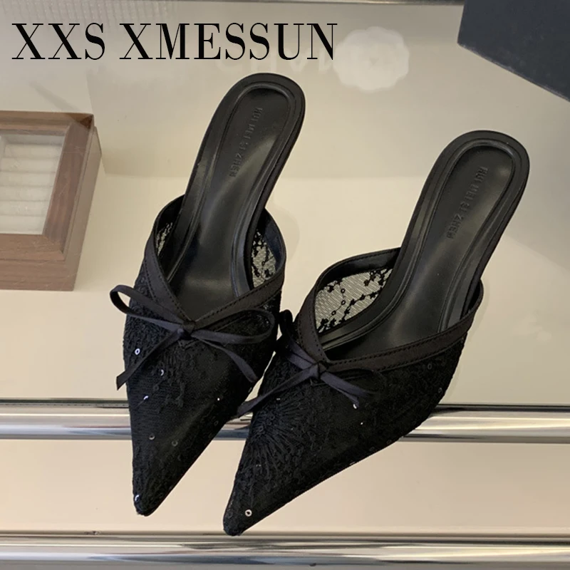 XXS XMESSUN 2026 New Fashion Shallow Ladies Heeled Sandals Beach Slides Women Low Heel Sandals Slides Slippers
XXS XMESSUN 2026 New Fashion Shallow Ladies Heeled Sandals Beach Slides Women Low Heel Sandals Slides Slippers