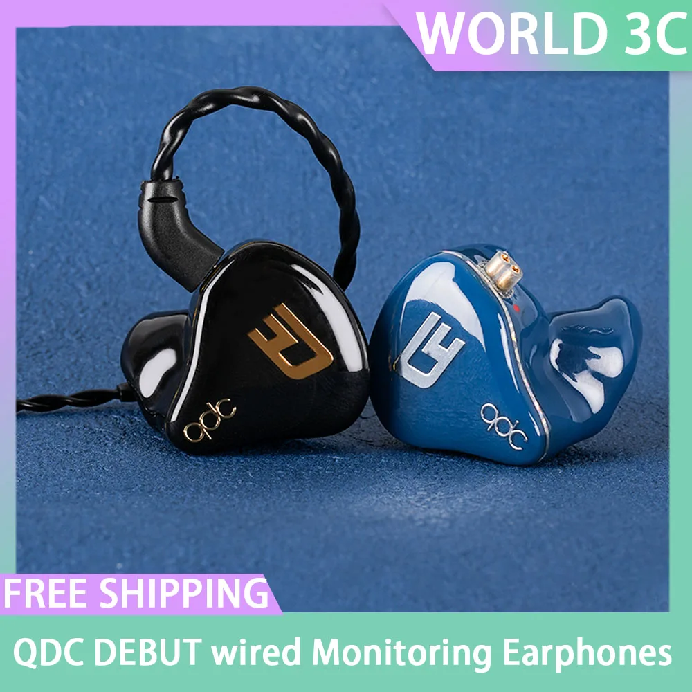 QDC Debut Wired Earphones With Single Dynamic Coil Dual Magnetic Circuit And Three Cavity Customized Monitoring HiFi Earphones
QDC Debut Wired Earphones With Single Dynamic Coil Dual Magnetic Circuit And Three Cavity Customized Monitoring HiFi Earphones