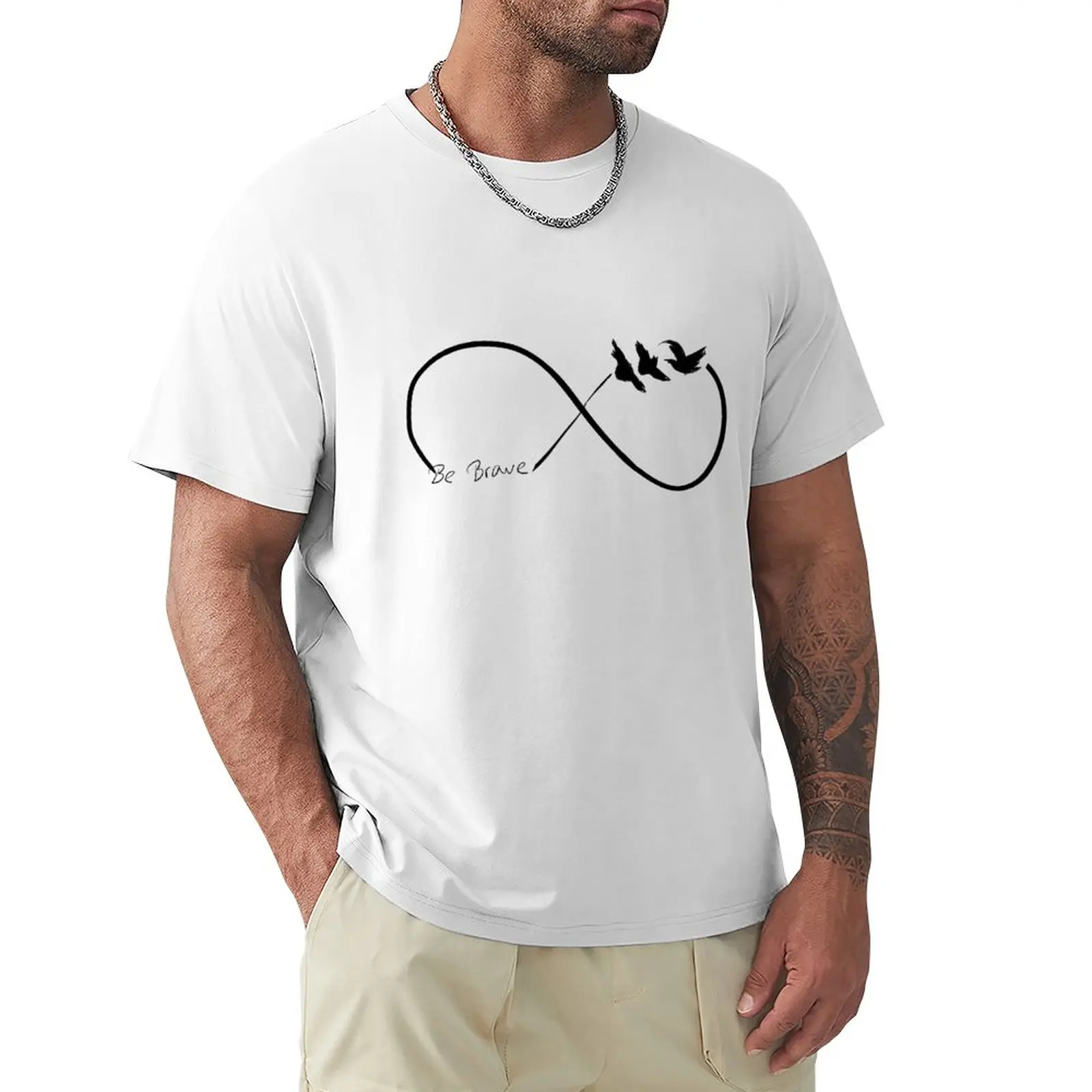 Divergent - 'Be Brave' Infinity T-Shirt quick-drying Short sleeve tee oversized mens t shirt graphic
Divergent - 'Be Brave' Infinity T-Shirt quick-drying Short sleeve tee oversized mens t shirt graphic