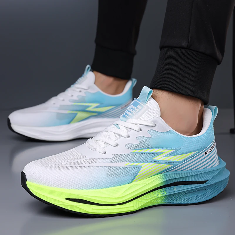 Full Carbon Plate Racing Sneakers Quick Dry Breath Knit High Spring Back Midsole Anti Slip Wearproof Rubber Outsole for MenWomen
Full Carbon Plate Racing Sneakers Quick Dry Breath Knit High Spring Back Midsole Anti Slip Wearproof Rubber Outsole for MenWomen