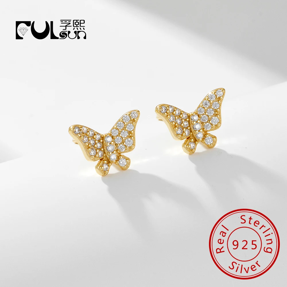 Крошечные ювелирные изделия, маленькие модные серьги-гвоздики с бабочкой из стерлингового серебра 925 пробы с фианитом для женщин, девочек и детей
Крошечные ювелирные изделия, маленькие модные серьги-гвоздики с бабочкой из стерлингового серебра 925 пробы с фианитом для женщин, девочек и детей