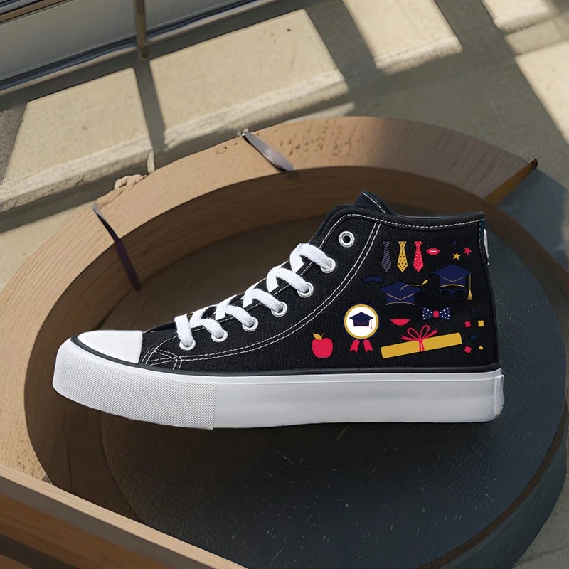 Women's Sports Shoes Outdoor Spring and Summer Fashion Trbottomy Women's Canvas Shoes Tie Bachelor's Hat High-Top Round Toe Flats Bottom Breathable Vulcanized Shoes Digital Printing Women's Shoes
Women's Sports Shoes Outdoor Spring and Summer Fashion Trbottomy Women's Canvas Shoes Tie Bachelor's Hat High-Top Round Toe Flats Bottom Breathable Vulcanized Shoes Digital Printing Women's Shoes