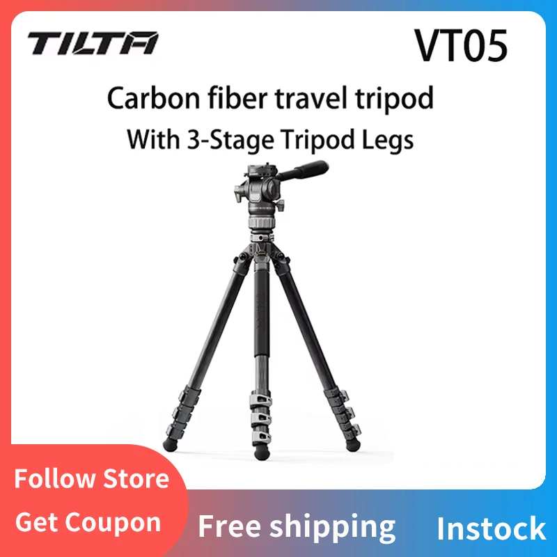 TILTA VT05 портативные 3-ступенчатые штативы из углеродного волокна (5 кг) фотоаксессуары для камеры
TILTA VT05 портативные 3-ступенчатые штативы из углеродного волокна (5 кг) фотоаксессуары для камеры