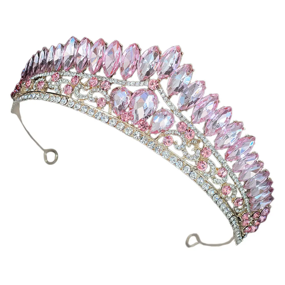 Bridal Crown with Rhinestones Women Wedding Headpiece Fashionable Crown Headband for Bride Birthday Halloween Costume Party
Bridal Crown with Rhinestones Women Wedding Headpiece Fashionable Crown Headband for Bride Birthday Halloween Costume Party