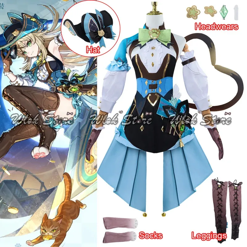Genshin Impact Kirara Cosplay Costume Wig New Outfits Hat Headwears Cat Tail Leggings Socks Halloween Party Carnival Uniforms
Genshin Impact Kirara Cosplay Costume Wig New Outfits Hat Headwears Cat Tail Leggings Socks Halloween Party Carnival Uniforms