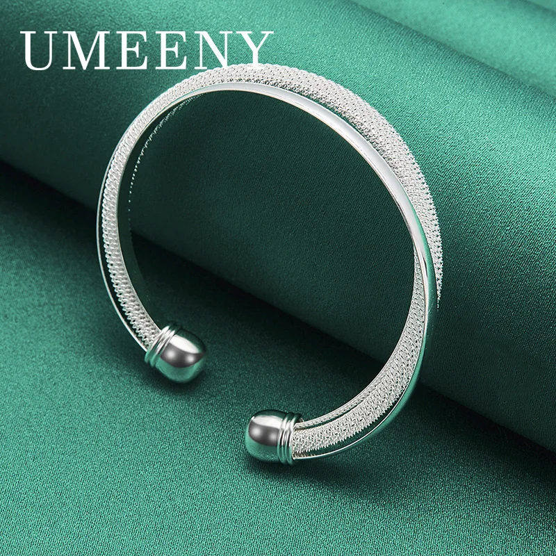 Luxury 925 Sterling Silver Exquisite Braided Cuff Bracelet for Women Engagement Jewelry Wedding Accessories Gift
Luxury 925 Sterling Silver Exquisite Braided Cuff Bracelet for Women Engagement Jewelry Wedding Accessories Gift