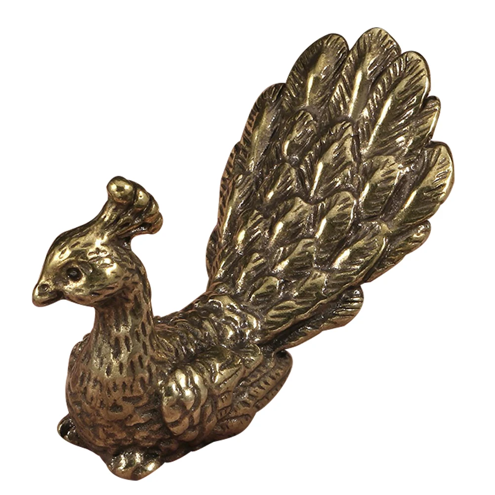 Brass Peacock Statue Desktop Decor Sculpture Ornament Craft Garden Peacock Ornament Statue Supplies
Brass Peacock Statue Desktop Decor Sculpture Ornament Craft Garden Peacock Ornament Statue Supplies