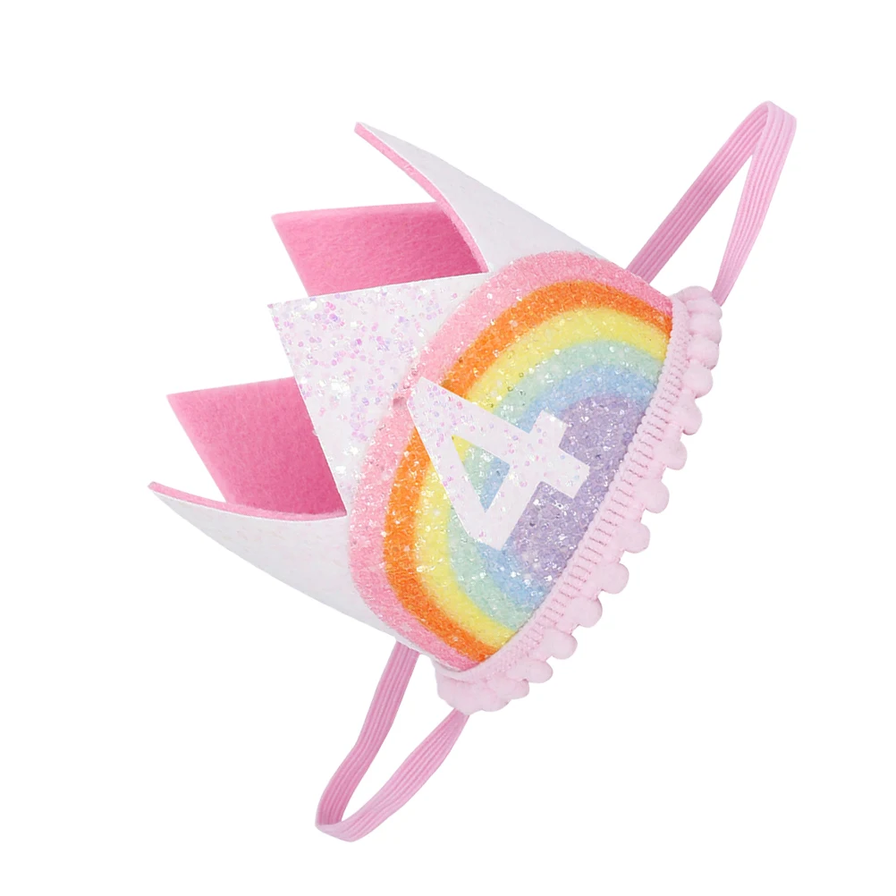 Rainbow Crown Hair B Birthday Number Hat Kids Party Hats Toddler Accessories Lightweight Cloth Comfortable Photo Prop Baby
Rainbow Crown Hair B Birthday Number Hat Kids Party Hats Toddler Accessories Lightweight Cloth Comfortable Photo Prop Baby