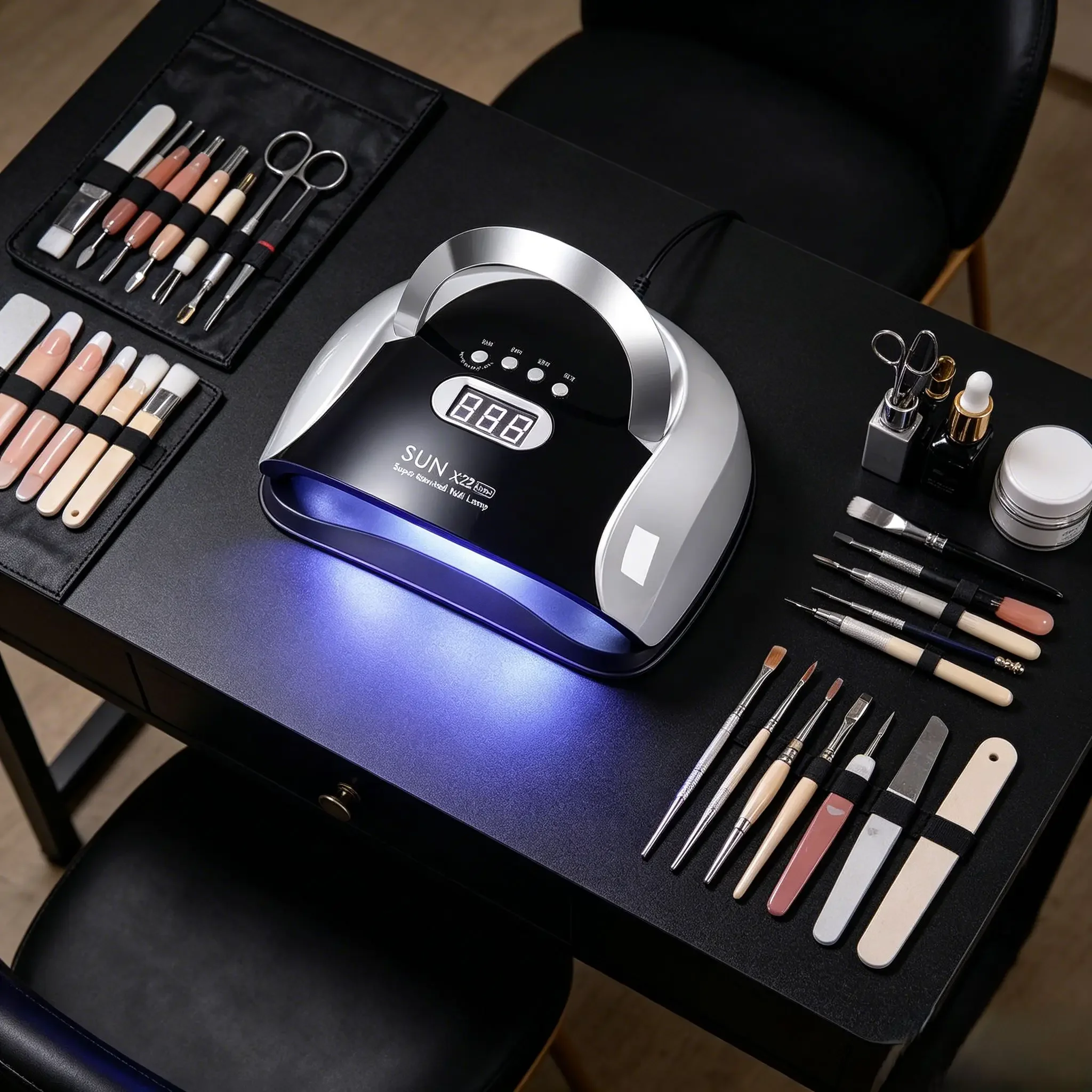 72 LED UV Nail Lamp, Automatic Sensor Nail Dryer Machine for Fast Curing Gel Polish, Professional Nail Art Light
72 LED UV Nail Lamp, Automatic Sensor Nail Dryer Machine for Fast Curing Gel Polish, Professional Nail Art Light