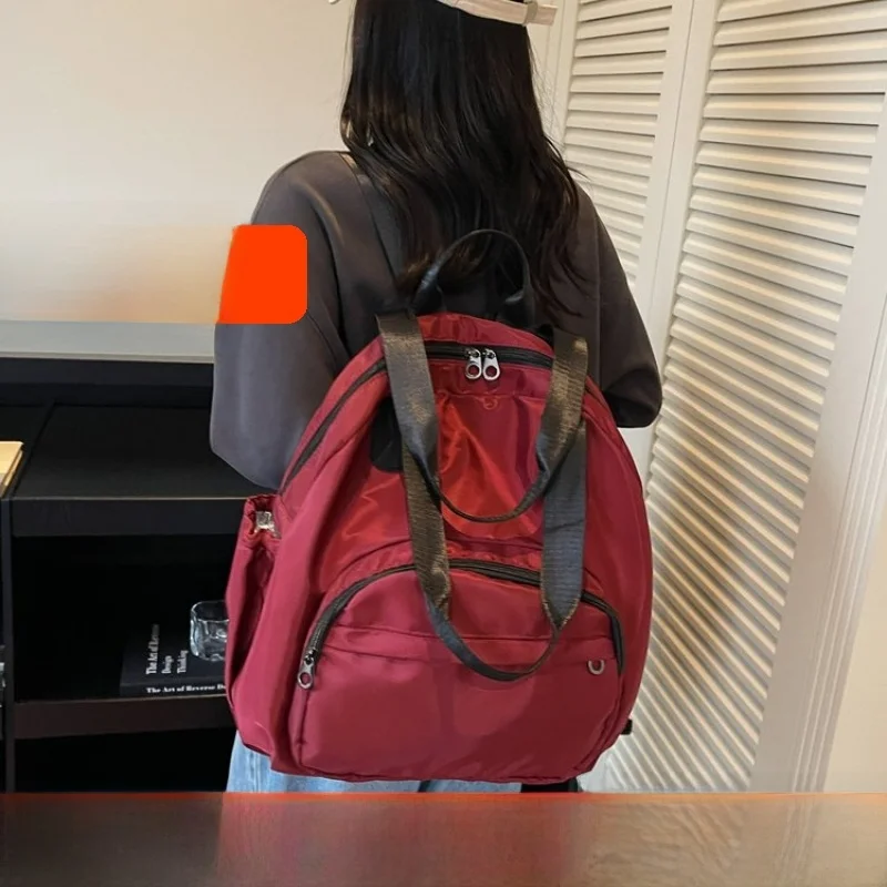 2025 New Large Capacity Casual Oxford Cloth Handheld Double Shoulder Bag Commuting Travel Bookbag Women Stylish Trendy Backpack
2025 New Large Capacity Casual Oxford Cloth Handheld Double Shoulder Bag Commuting Travel Bookbag Women Stylish Trendy Backpack
