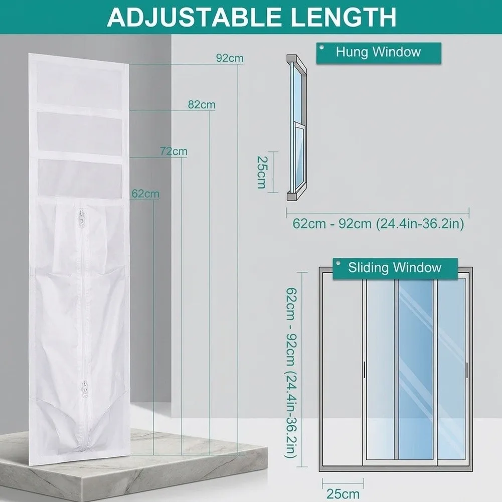 Cloth Baffle For Portable Air Conditioner Windproof Sealing Cover Reflects Sunlight Energy Saving Home Cooling Keep Hot Air Out
Cloth Baffle For Portable Air Conditioner Windproof Sealing Cover Reflects Sunlight Energy Saving Home Cooling Keep Hot Air Out