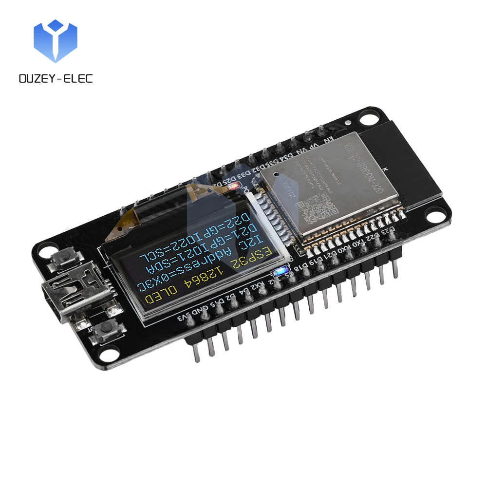 ESP32 ESP-WROOM-32D WIFI модуль макетной платы Ch340C желто-синий дисплей с 3,5-дюймовым Oled-экраном 30-контактная демо-плата
ESP32 ESP-WROOM-32D WIFI модуль макетной платы Ch340C желто-синий дисплей с 3,5-дюймовым Oled-экраном 30-контактная демо-плата