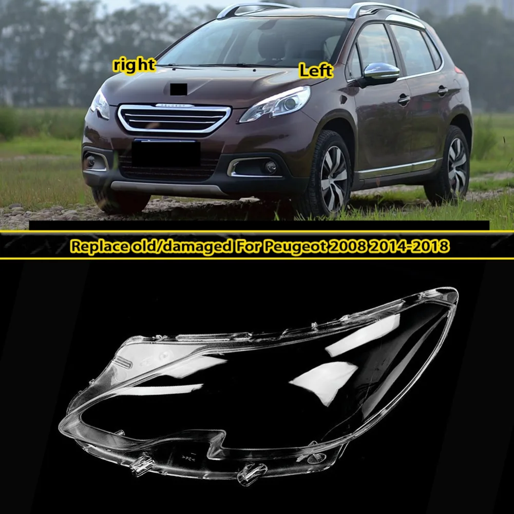 Корпус фар, линза из плексигласа, замена оригинального абажура для Peugeot 2008 2014-2018, крышка фары
Корпус фар, линза из плексигласа, замена оригинального абажура для Peugeot 2008 2014-2018, крышка фары