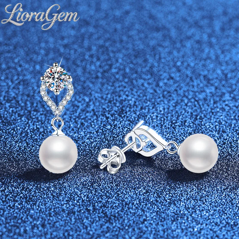 LioraGem Women's Moissanite Freshwater Pearl Stud Earrings, Versatile and Elegant Tassel Earrings Platinum PT950 Stamp
LioraGem Women's Moissanite Freshwater Pearl Stud Earrings, Versatile and Elegant Tassel Earrings Platinum PT950 Stamp
