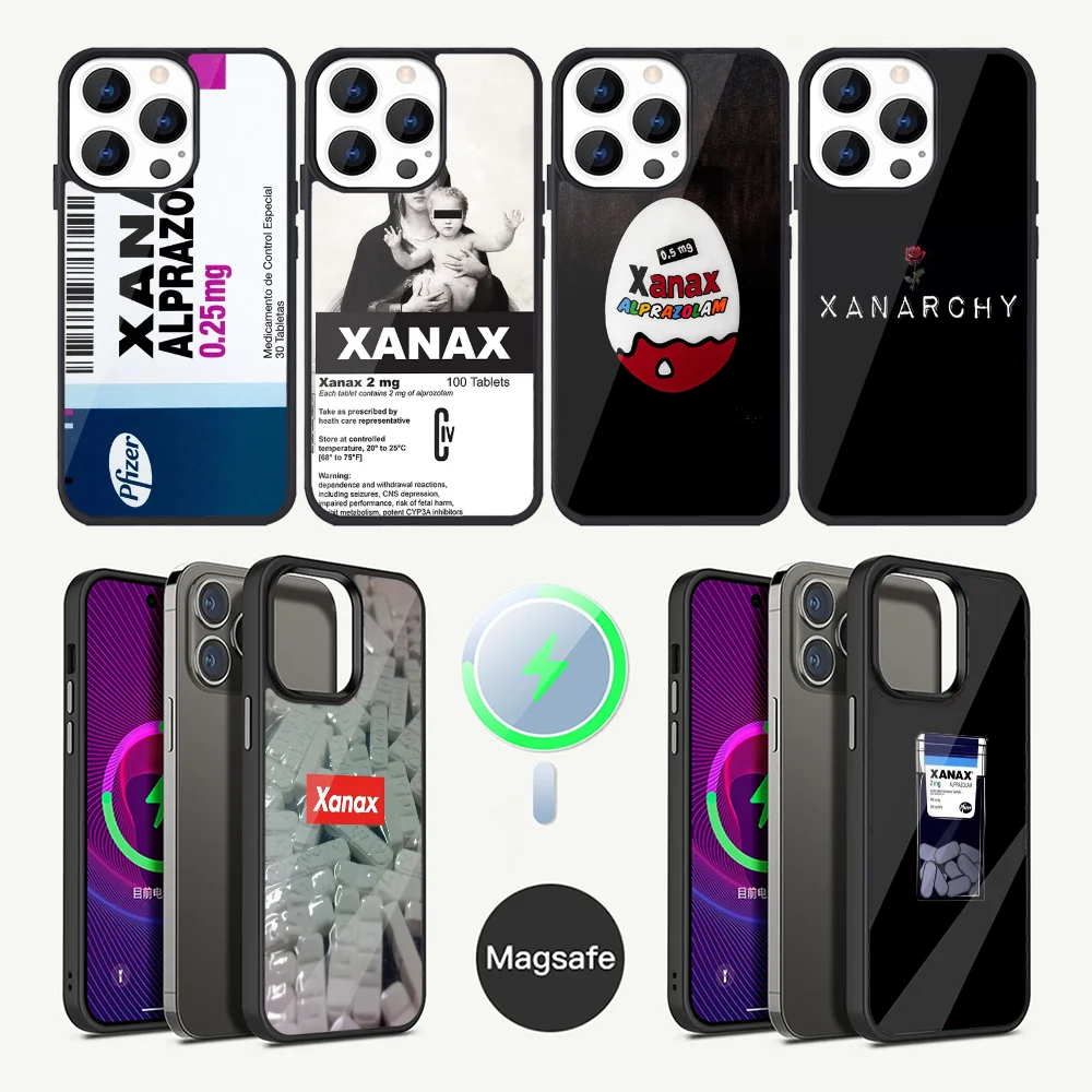 XANAX Chill Pill Phone Case For iPhone 16,15,14,13,12,11,Plus,Pro,Max Mini Magsafe Magnetic Wireless Charging
XANAX Chill Pill Phone Case For iPhone 16,15,14,13,12,11,Plus,Pro,Max Mini Magsafe Magnetic Wireless Charging
