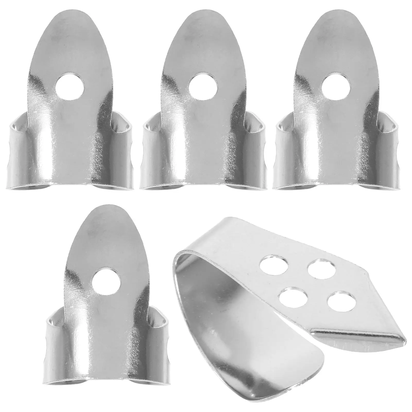 5 Guitar Thumb Picks Stainless Steel Finger Paddle for Banjo Ukulele Bass Accessories Guitar Components Attachments
5 Guitar Thumb Picks Stainless Steel Finger Paddle for Banjo Ukulele Bass Accessories Guitar Components Attachments