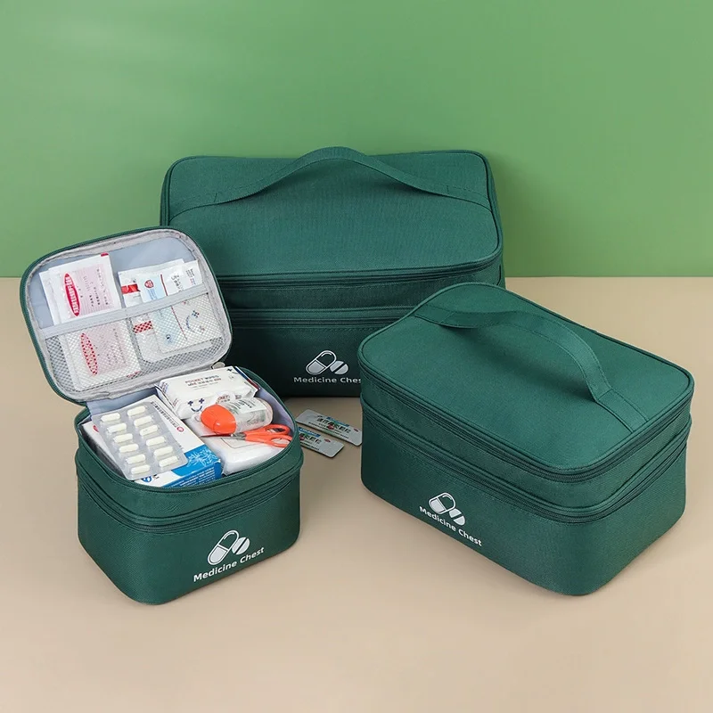 Double Layered Outdoor Travel First Aid Kit Solid Color Oxford Cloth Medicine Sorting Bag Household Waterproof Prevention Pouch
Double Layered Outdoor Travel First Aid Kit Solid Color Oxford Cloth Medicine Sorting Bag Household Waterproof Prevention Pouch