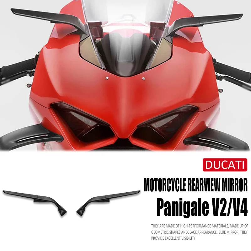 V4 Motorcycle Rearview Mirror For Ducati Panigale V2 Stealth Sport Winglet Mirror CNC Panigale v2 v4 Adjustable Stealth Mirrors
V4 Motorcycle Rearview Mirror For Ducati Panigale V2 Stealth Sport Winglet Mirror CNC Panigale v2 v4 Adjustable Stealth Mirrors