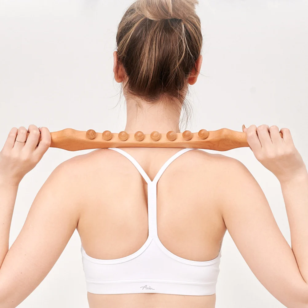 Wood Therapy Massager 8 Pearl Beads Acupoint Scraping Stick Foot Hand Body Massage Tools Practical Long Lasting
Wood Therapy Massager 8 Pearl Beads Acupoint Scraping Stick Foot Hand Body Massage Tools Practical Long Lasting
