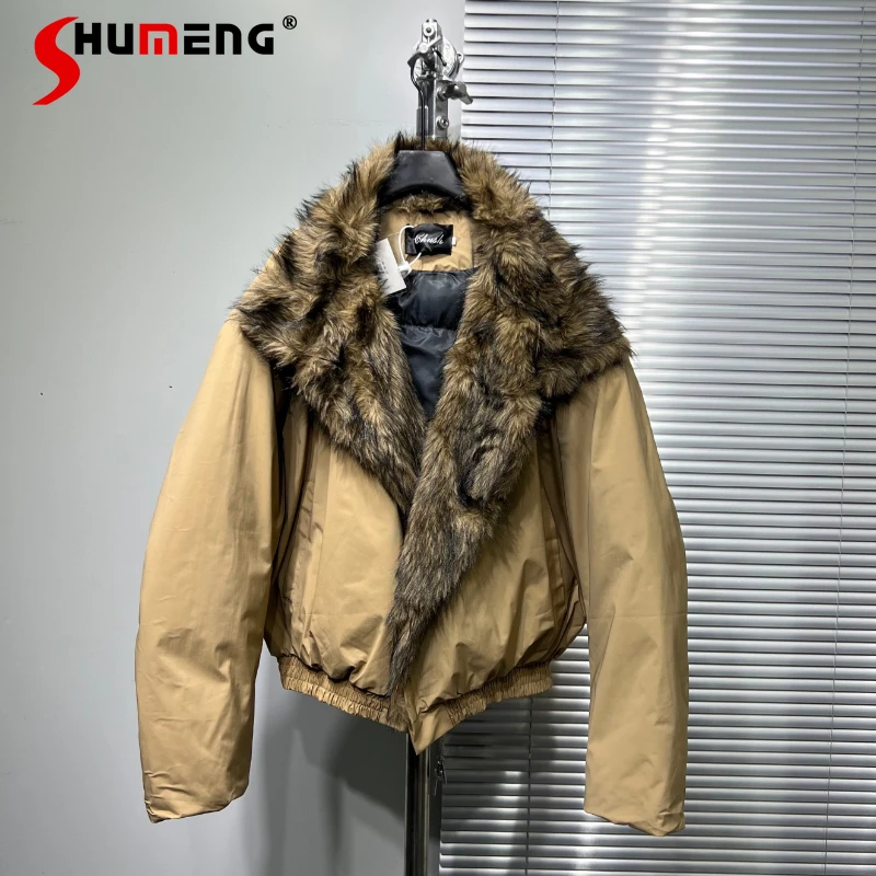 Мужские зимние новые индивидуальные меховые интегрированные пальто 2025 года, парки с большими лацканами, мужские модные утолщенные теплые парки с большим меховым воротником
Мужские зимние новые индивидуальные меховые интегрированные пальто 2025 года, парки с большими лацканами, мужские модные утолщенные теплые парки с большим меховым воротником