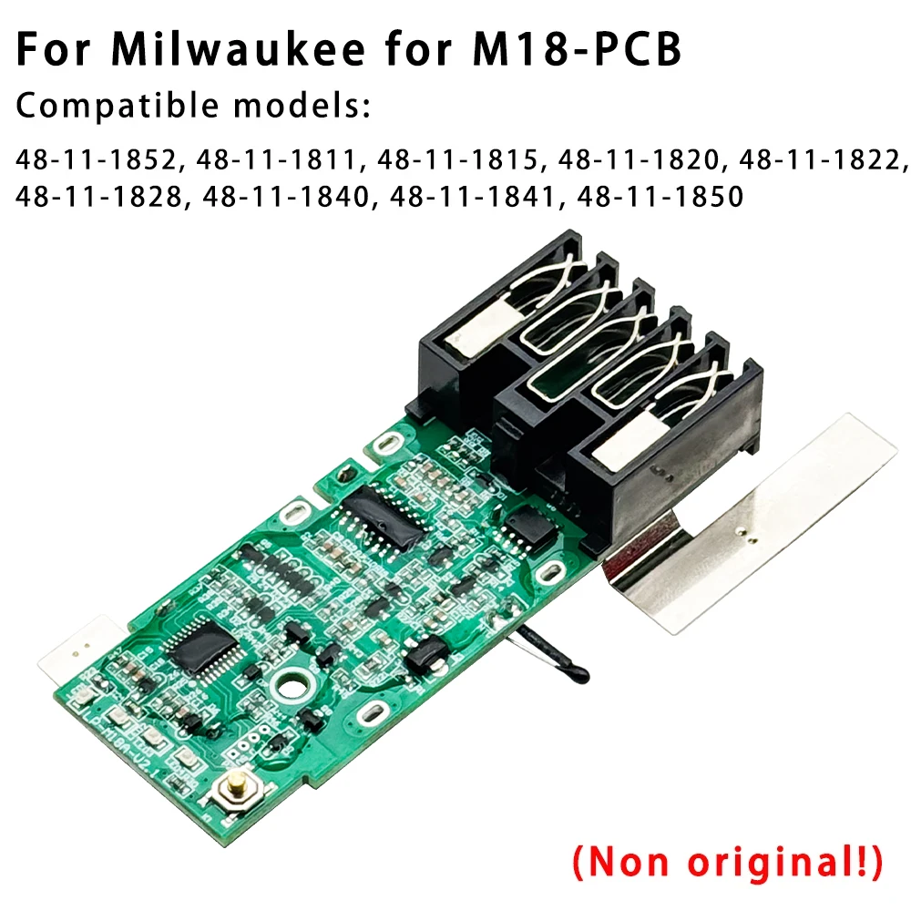 Для M18 печатная плата защиты от зарядки для Milwaukee 18 В 3 Ач 4 Ач 5 Ач 6 Ач литий-ионный аккумулятор печатная плата материнская плата 48-11-1811
Для M18 печатная плата защиты от зарядки для Milwaukee 18 В 3 Ач 4 Ач 5 Ач 6 Ач литий-ионный аккумулятор печатная плата материнская плата 48-11-1811