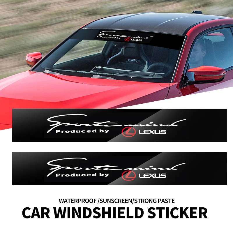 Car Front Windshield Stickers Auto Decorative Decals For Lexus F-SPORT ES RX NX LS UX LM LX GX LC RZ IS CT GS RC HS SC TX
Car Front Windshield Stickers Auto Decorative Decals For Lexus F-SPORT ES RX NX LS UX LM LX GX LC RZ IS CT GS RC HS SC TX