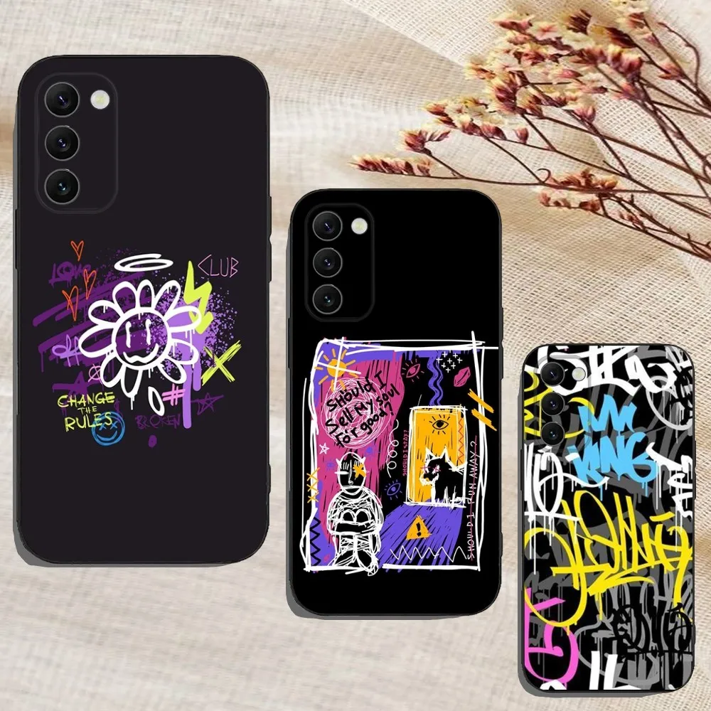 Cartoon graffiti illustration Art Phone Case For Samsung Galaxy A13,A21s,A22,A31,A32,A52,A53,A71,A80,A91 Soft Black Cover
Cartoon graffiti illustration Art Phone Case For Samsung Galaxy A13,A21s,A22,A31,A32,A52,A53,A71,A80,A91 Soft Black Cover