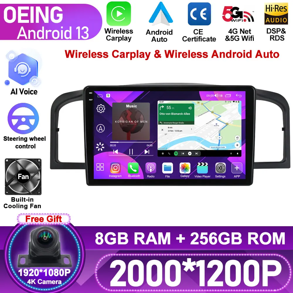 9 Inch 8+256G Android For Lifan 620 Solano 2008 - 2013 Car Multimedia Player Radio Navigation DSP Navigation GPS Carplay Auto
9 Inch 8+256G Android For Lifan 620 Solano 2008 - 2013 Car Multimedia Player Radio Navigation DSP Navigation GPS Carplay Auto