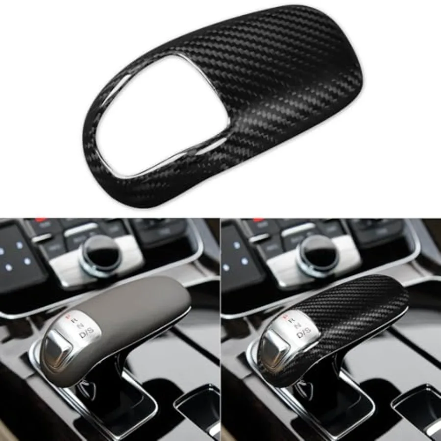 Real Carbon Fiber Shift Knob Cover for Audi A8 S8 D4 2011-2018 2012 2013 2014 2015 2016 2017 Automatic Tranmission Lever Gear S
Real Carbon Fiber Shift Knob Cover for Audi A8 S8 D4 2011-2018 2012 2013 2014 2015 2016 2017 Automatic Tranmission Lever Gear S