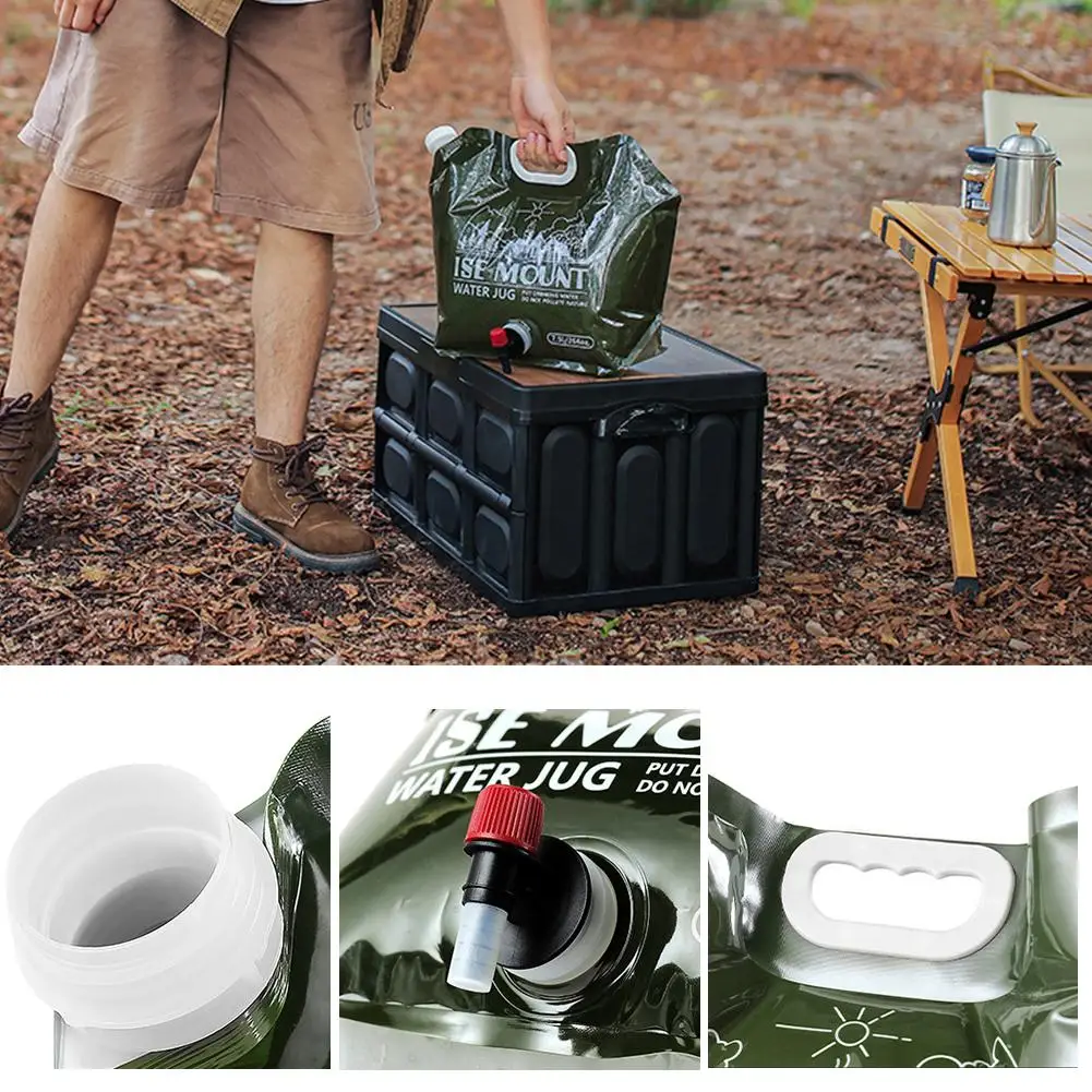 New 7.5L Outdoor Folding Water Storage Bag Large Capacity Supplies With Water Plastic Bag Portable Bucket Valve Camping K2K0
New 7.5L Outdoor Folding Water Storage Bag Large Capacity Supplies With Water Plastic Bag Portable Bucket Valve Camping K2K0
